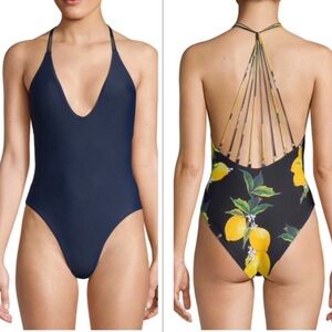 Mandalay Swimwear  One Piece Strappy Swimsuit Size Small NWT